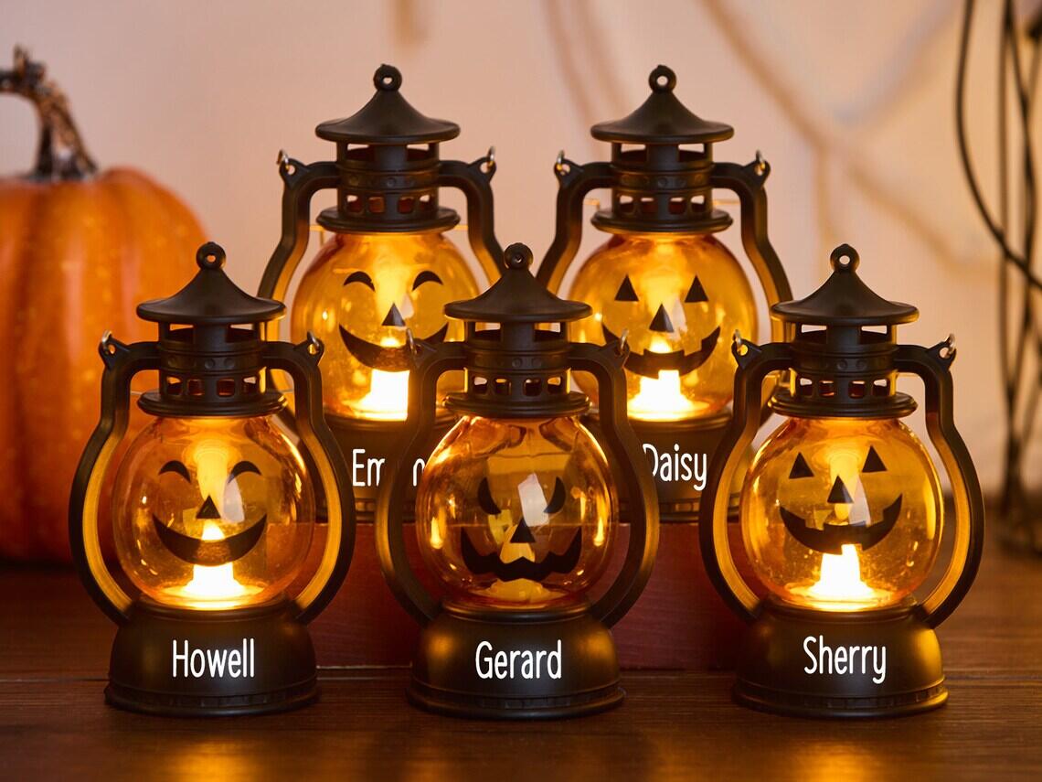 🎃Halloween Pumpkin Ghost Lantern Lamp,Kids Party Gift,Holiday Decor🎁